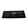 Range Oven Control Overlay (Black)