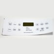 Range Oven Control Overlay (White)