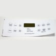 Range Oven Control Overlay (white) 316419304