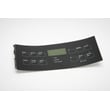 Range Oven Control Overlay (black) 318214517