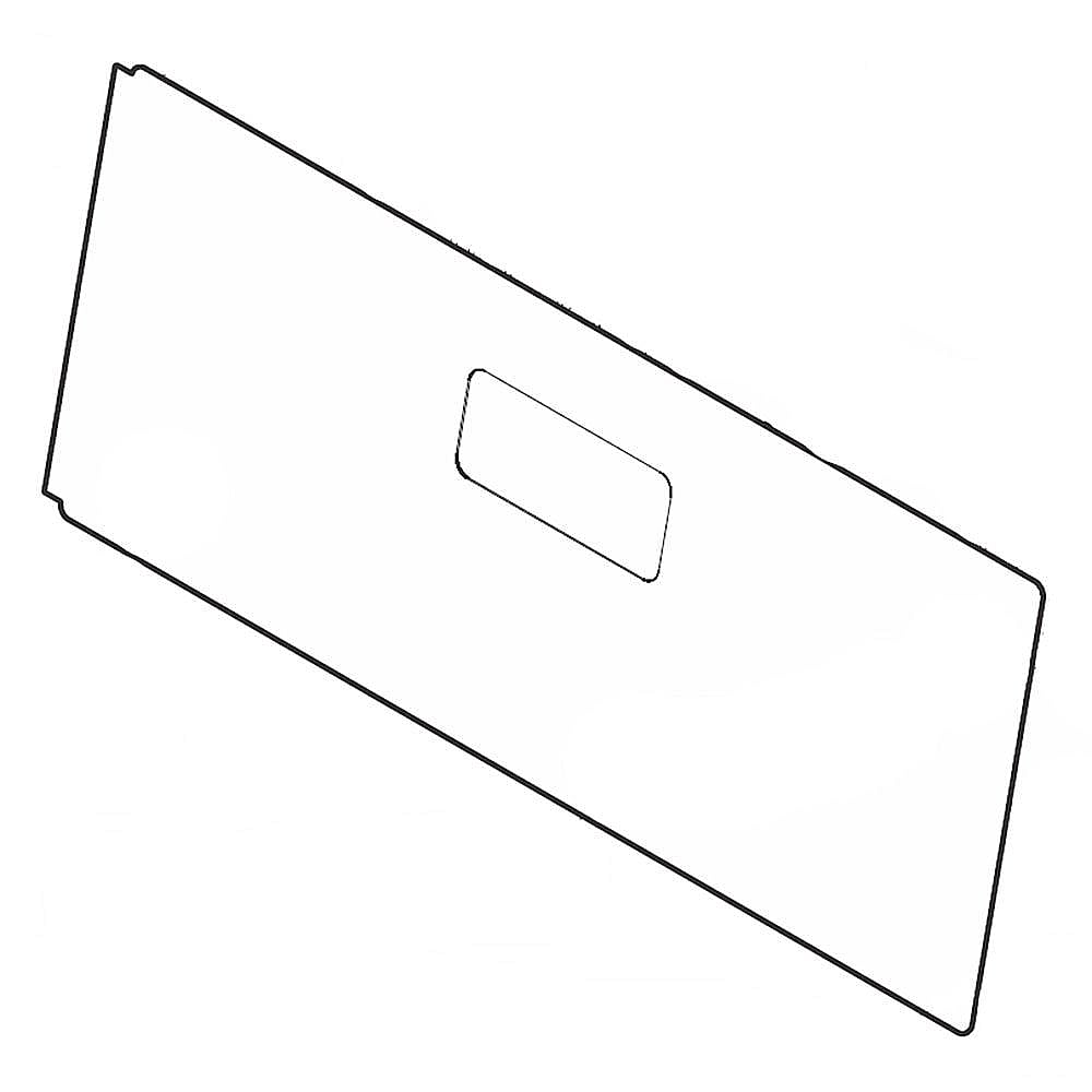 Part #316419380, Range Oven Control Overlay (Black) / 16.55 x 6.25 x 0.75