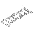 Range Surface Burner Grate, Center for Frigidaire GLGF388DBB - Part 316424805