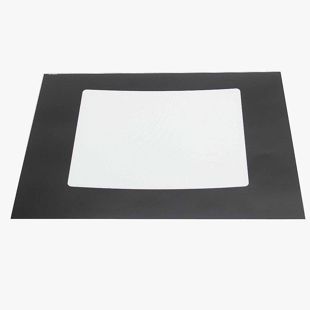 Kenmore Part #316427008, Range Oven Door Outer Panel (Black) | 24.00 x 20.63 x 3.50