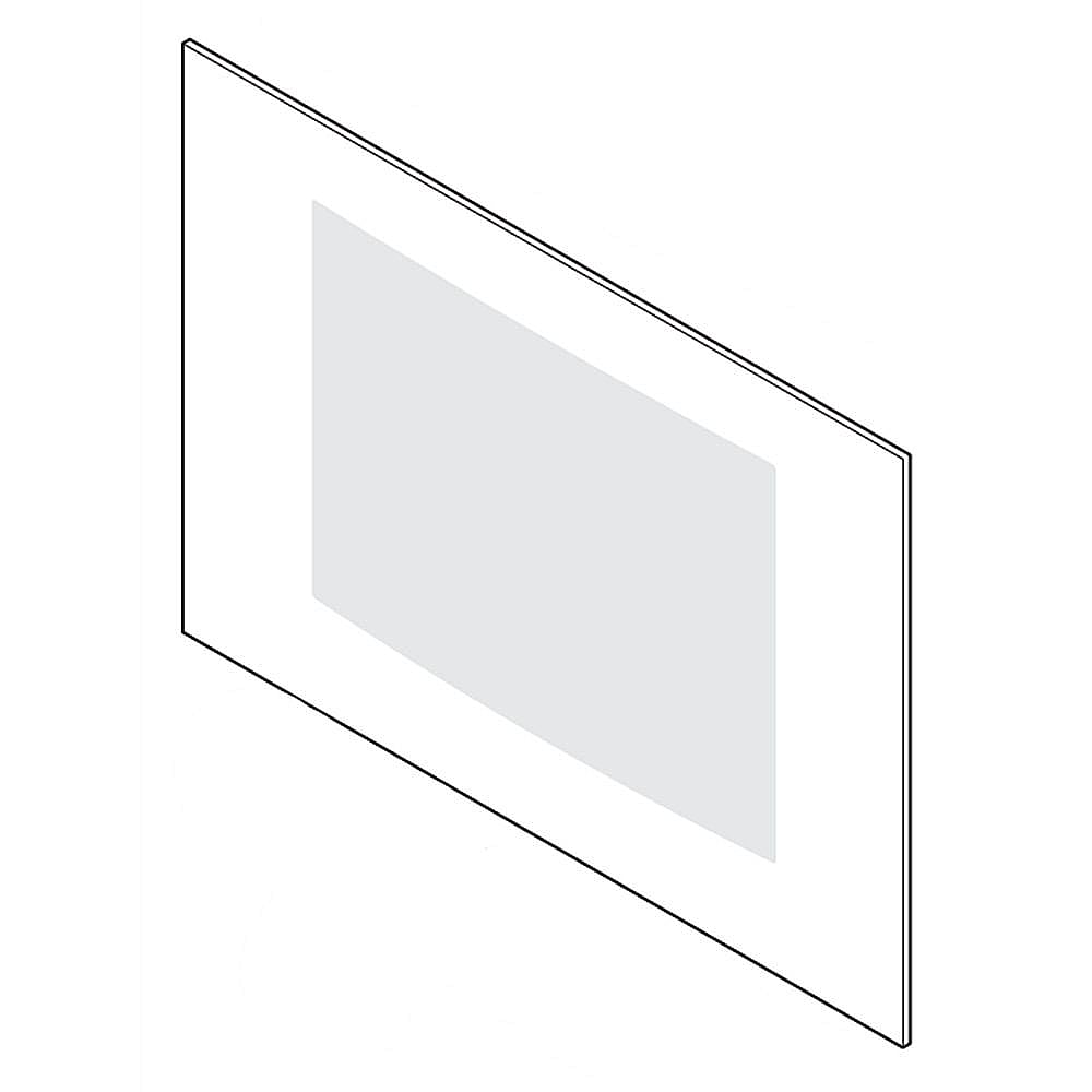 Kenmore Part #316427009, Range Oven Door Outer Panel (Bisque) | 33.70 x 22.70 x 3.80