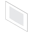 Range Oven Door Outer Panel (bisque) for Kenmore 79094369700 - Part 316427009