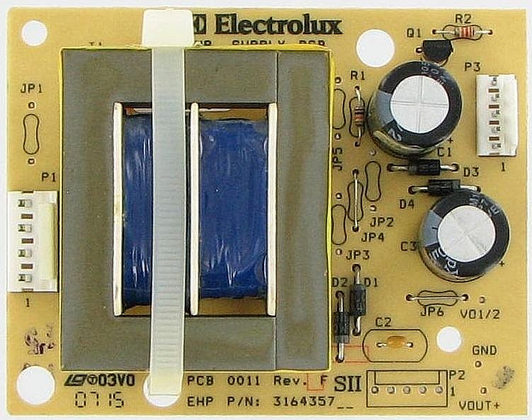 Part #316435702R, Refurbished Range User Interface Power Control Board / 6.00 x 4.00 x 3.00