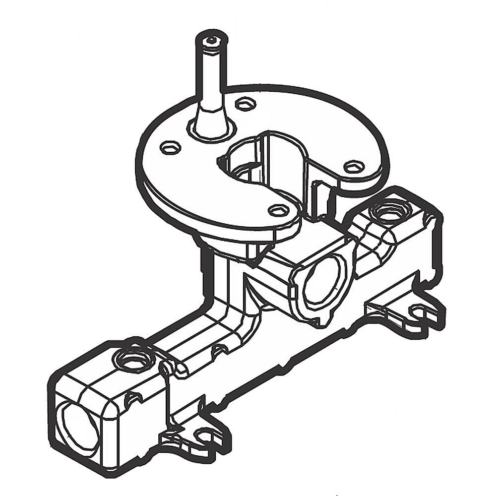 Range Twin Surface Burner Igniter and Orifice Holder, 17,000-BTU