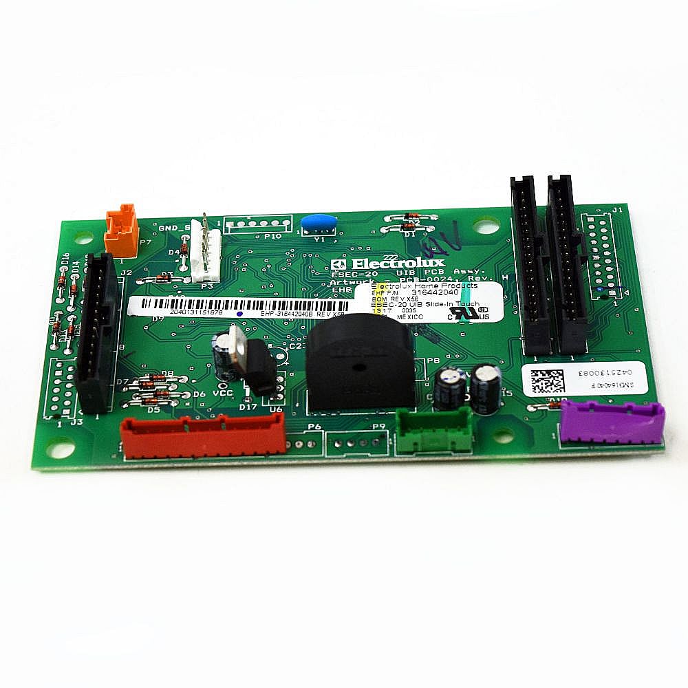 Photo of Range User Interface Control Board from Repair Parts Direct