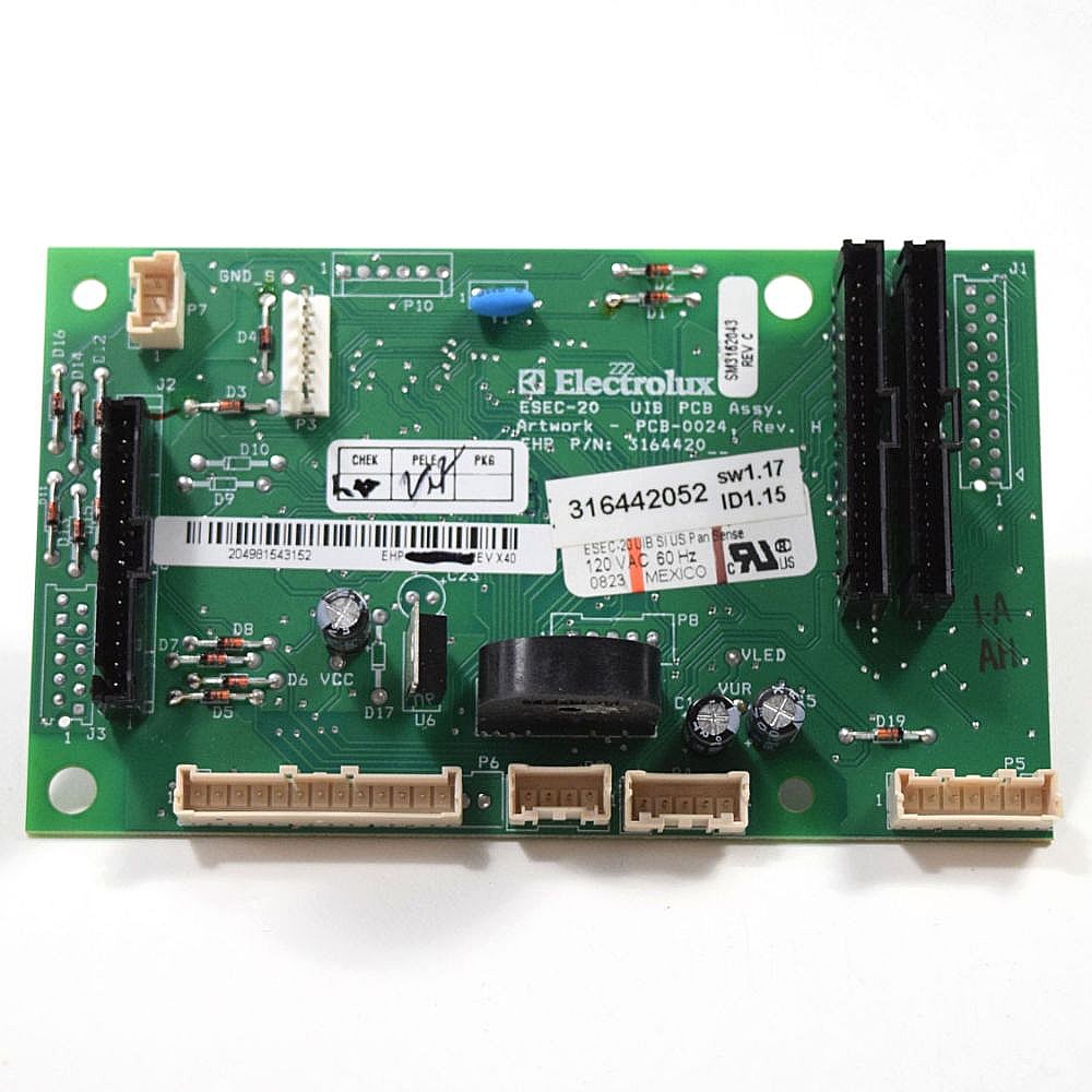 Photo of Cooktop User Interface Board from Repair Parts Direct