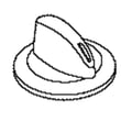 Range Surface Burner Knob (bisque) for Kenmore 79036739701 - Part 316442414