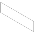 Range Control Panel Overlay for Kenmore 79070503013 - Part 316444803