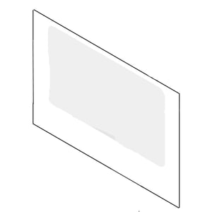 Range Oven Door Outer Panel Assembly 316452702