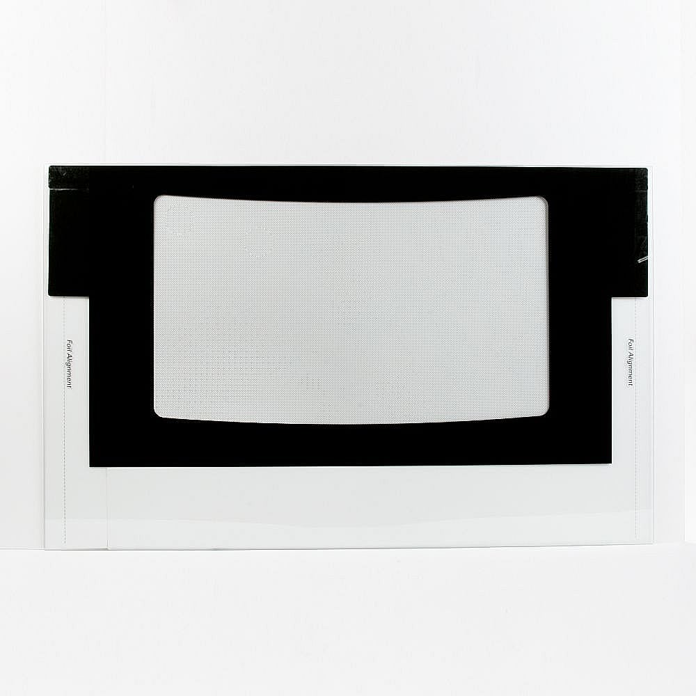 Photo of Range Oven Door Outer Panel (Black) from Repair Parts Direct