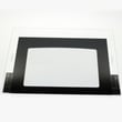 Range Oven Door Outer Glass (black) for Kenmore 79092603015 - Part 316452715