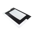 Range Oven Door Outer Panel And Foil Tape (black) for Kenmore 79072313012 - Part 316452716