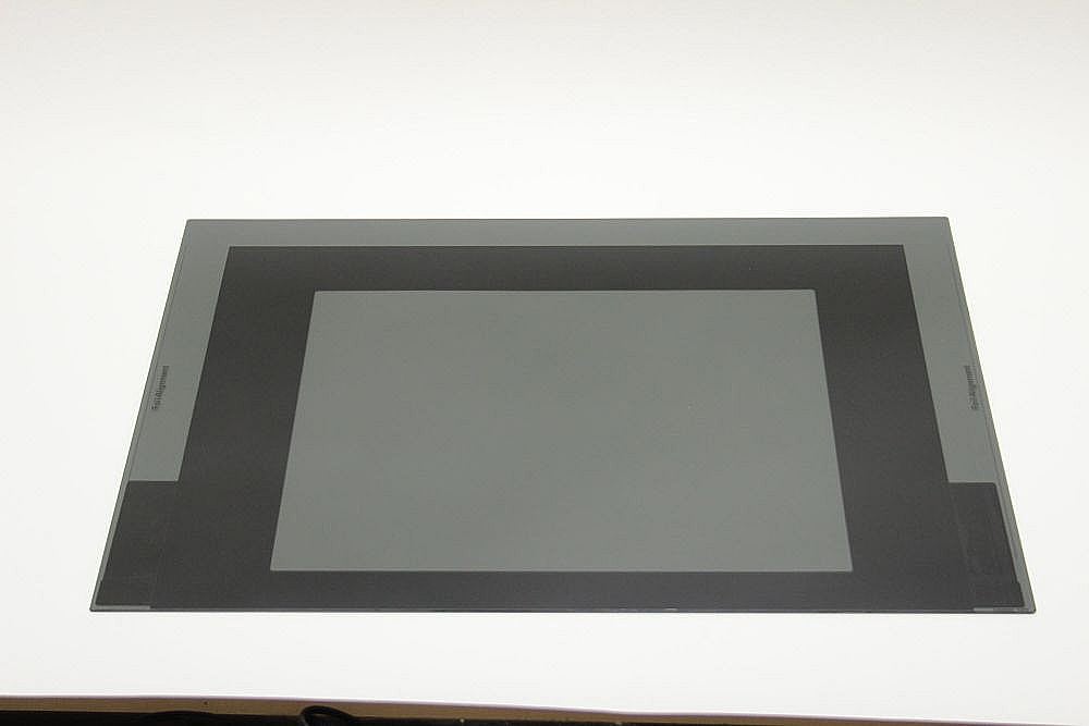 Part #316452720, Range Oven Door Outer Panel And Foil Tape (Black)