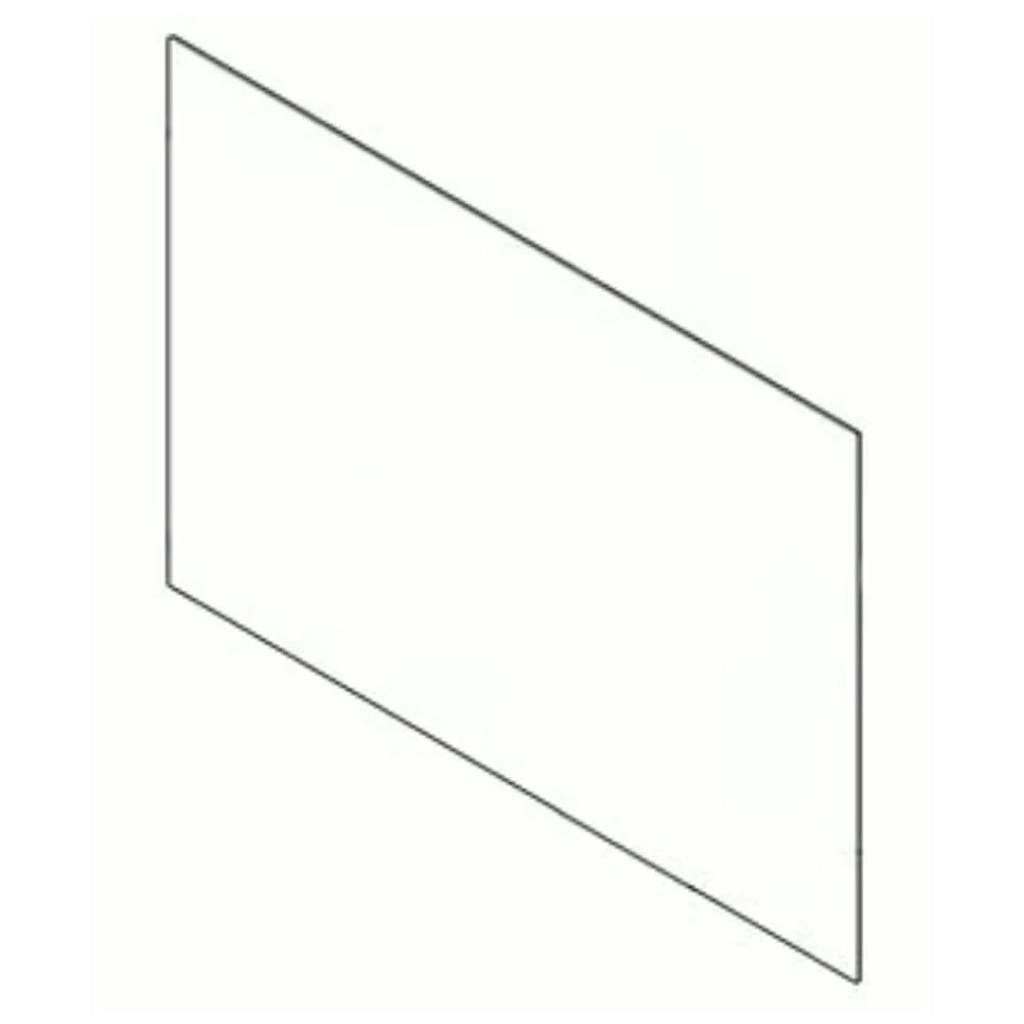 Part #316452754, Range Oven Door Outer Glass (Black) / 36.00 x 30.25 x 6.00