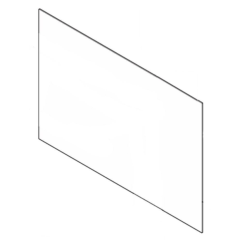Part #316452762, Range Oven Door Outer Glass (Black) / 29.50 x 18.50 x 0.12