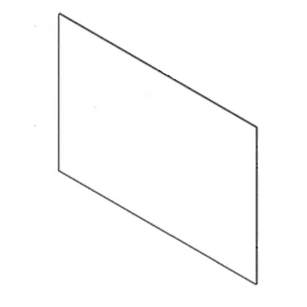 Part #316452773, Kenmore Range Oven Door Outer Glass (Black) / 29.50 x 20.25 x 0.25