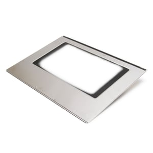Range Oven Door Outer Panel (black And Silver Mist) 316452802