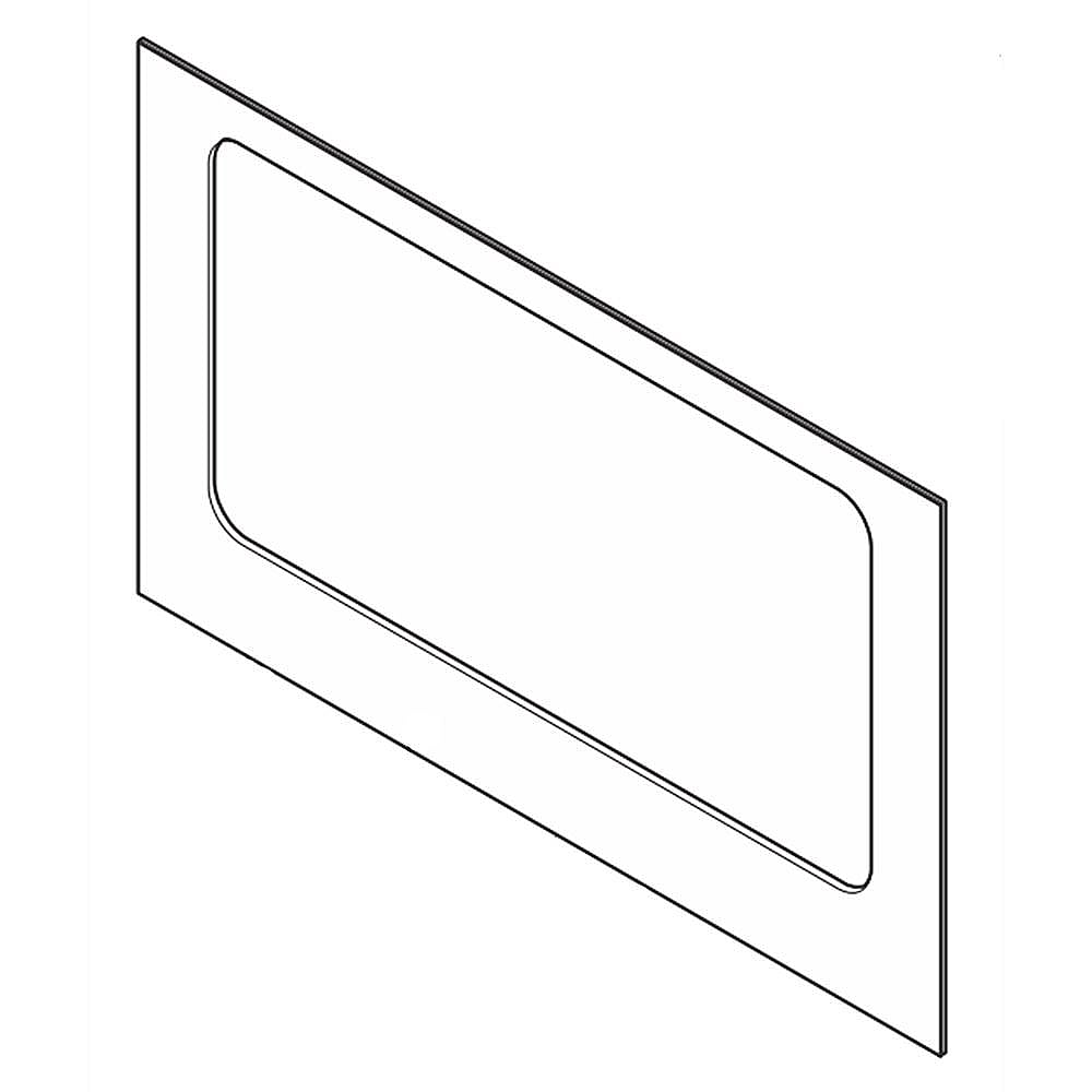 Part #316453048, Crosley Range Oven Door Outer Panel / 29.30 x 17.75 x 0.25