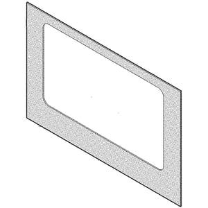 Range Oven Door Outer Panel And Foil Tape 316453054