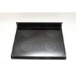 Range Main Top (black) for Frigidaire GLEFM97FPBD - Part 316456263