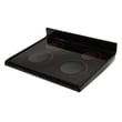 Range Main Top (black) for Frigidaire FEFLM605DCJ - Part 316456264