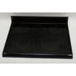 Range Main Top (black) for Frigidaire CGLEF379GCB - Part 316456294