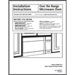 Microwave Installation Manual for Kenmore 79080339310 - Part 316495111