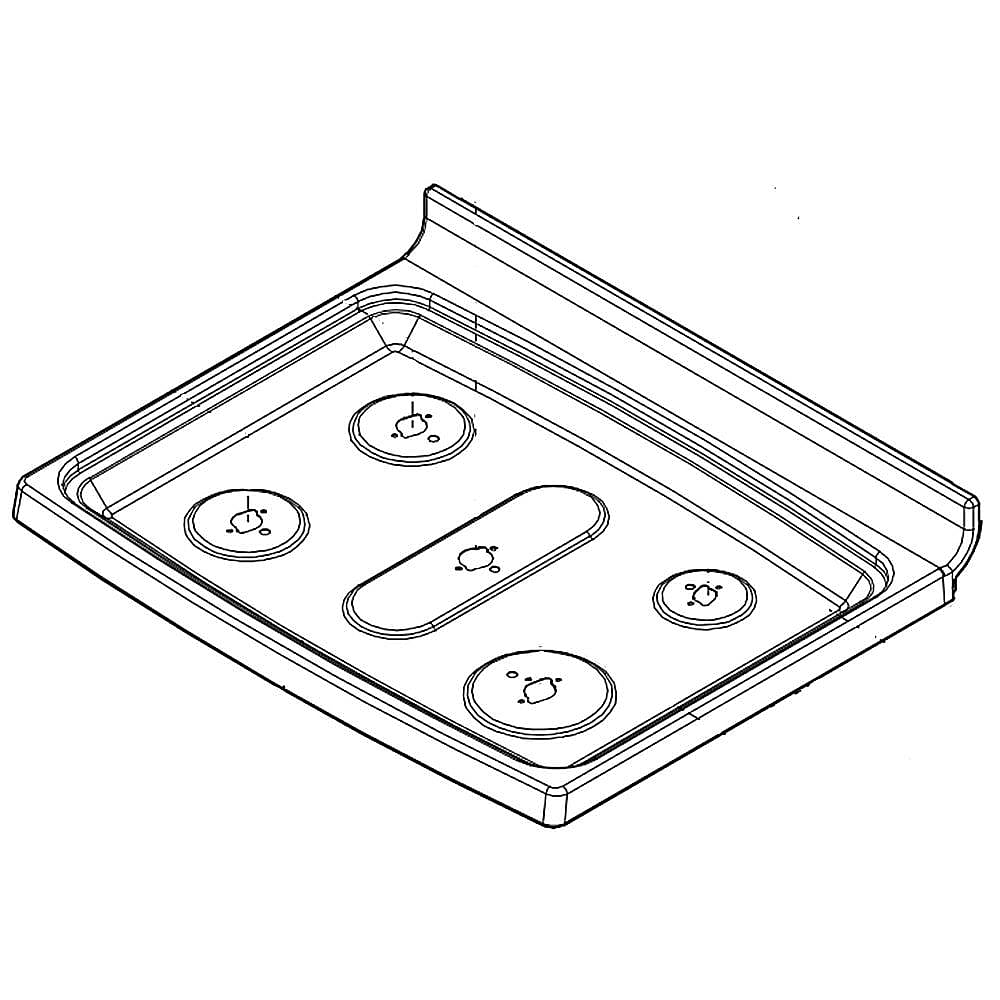 Electrolux Part #316506859, Cooktop Main Top