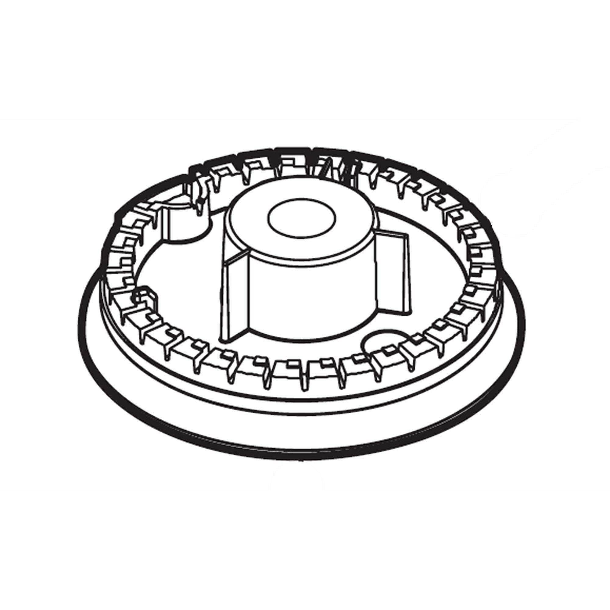 Part #316511200, Cooktop Burner / 4.10 x 3.65 x 1.90