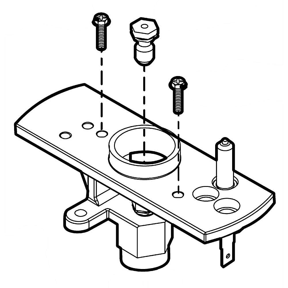 range-surface-burner-igniter-and-orifice-holder-18-000-btu-316525300