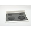 Range Main Top (bisque) for Frigidaire FEF368GQA - Part 316531901