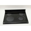 Range Main Top (black) for Frigidaire CFEF368JCC - Part 316531902