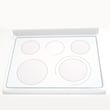 Range Main Top Assembly (white) for Frigidaire GLEF389HSB - Part 316531907