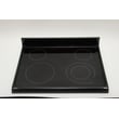 Range Main Top (black) for Frigidaire FFEF3043LSJ - Part 316531948