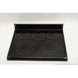 Range Main Top Assembly (black) for Frigidaire LGEF3041KFC - Part 316531962