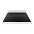 Range Main Top (white And Black) for Frigidaire CGEF3031KBD - Part 316531966