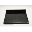 Range Main Top Assembly (black) for Frigidaire CGEF3031KBD - Part 316531968
