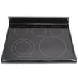 Range Main Top (black And Steel) for Frigidaire DGEF3031KWE - Part 316531973
