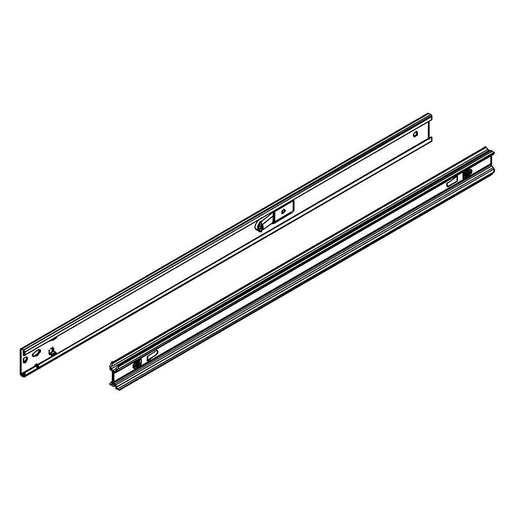 Kenmore Part #316534200, Range Broil Drawer Slide Rail | 18.25 x 1.30 x 0.45