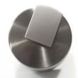 Range Surface Burner Knob (stainless) for Electrolux CEW30DF6GSB - Part 316535702