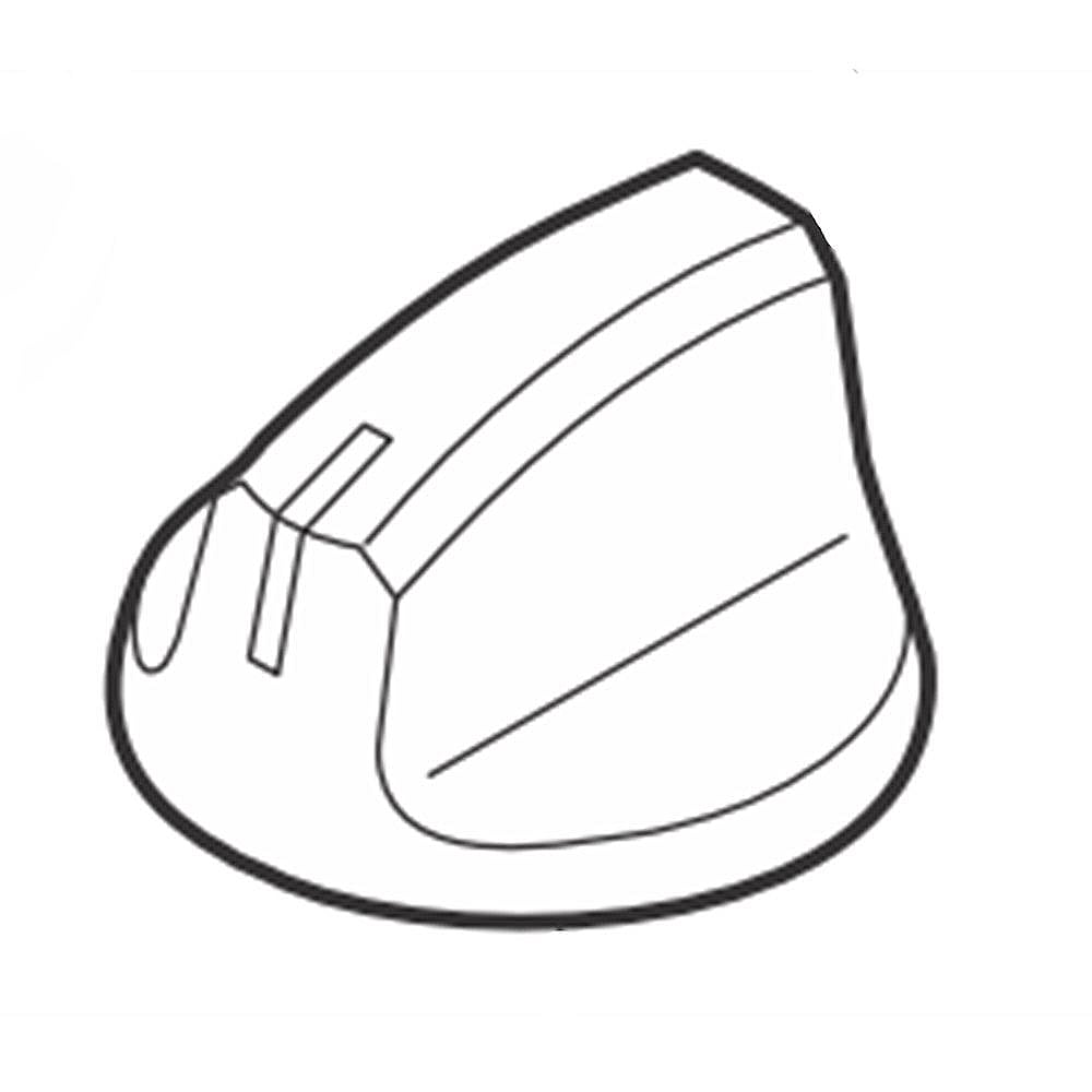 Frigidaire Part #316543802, Range Knob | 1.90 x 1.90 x 1.15