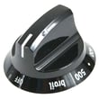 Range Oven Selector Knob (black) for Frigidaire FFEF4017LBC - Part 316544012