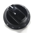 Cooktop Burner Knob for Frigidaire FFGC3613LBB - Part 316544026