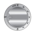 Cooktop Burner Knob (black) for Frigidaire FFGC3625LSC - Part 316544038