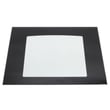 Range Oven Door Outer Panel (black) for Kenmore 79092809013 - Part 316552701