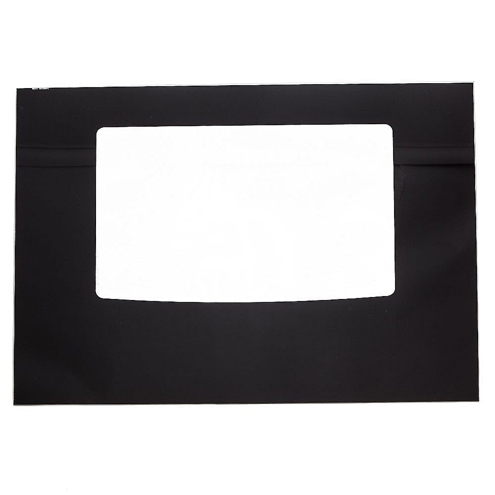 Part #316552703, Range Oven Door Outer Panel (Black) (Replaces 316552722) / 35.80 x 26.40 x 6.20