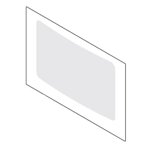 Range Oven Door Outer Panel (bisque) 316552704